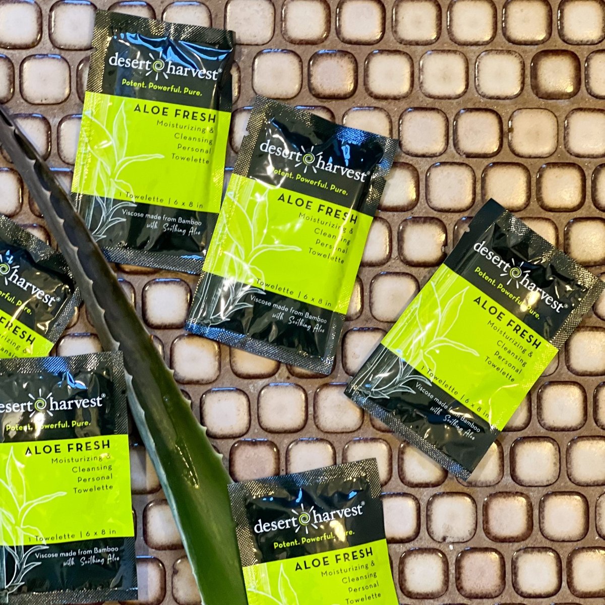 ALOE FRESH® - Personal Towelettes - (12 or 36 Packs) - Desert Harvest