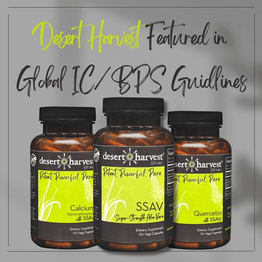 Desert Harvest Featured in Global IC/BPS Guidelines