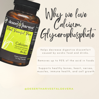 Calcium Glycerophosphate - Reduces Food Acidity