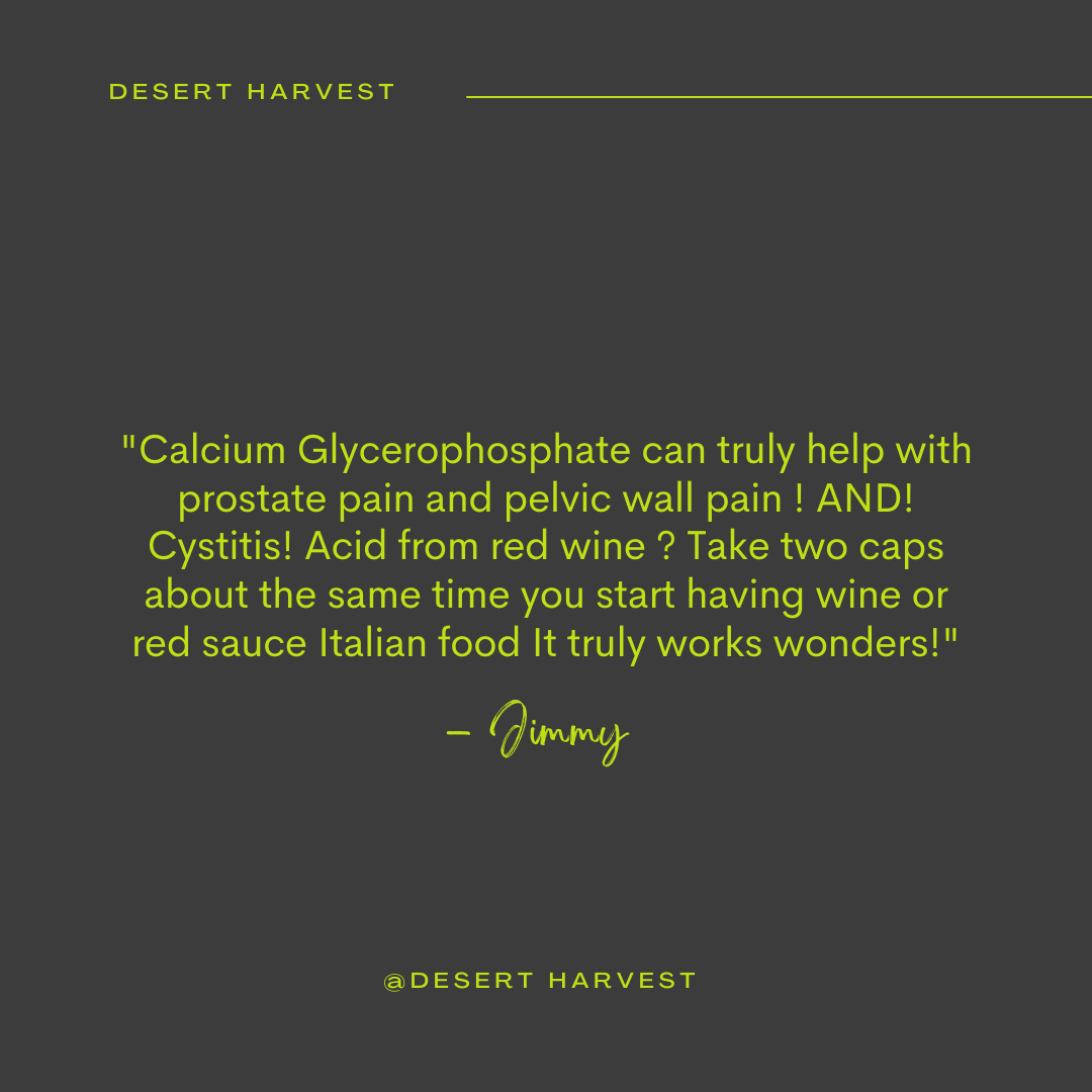 Calcium Glycerophosphate - Reduces Food Acidity