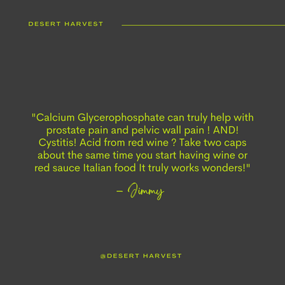 Calcium Glycerophosphate - Reduces Food Acidity