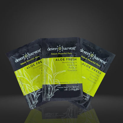 ALOE FRESH® - Personal Towelettes - (12 or 36 Packs) - Desert Harvest