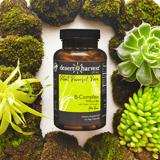 B-COMPLEX without B6 - (90 Capsules) - Desert Harvest