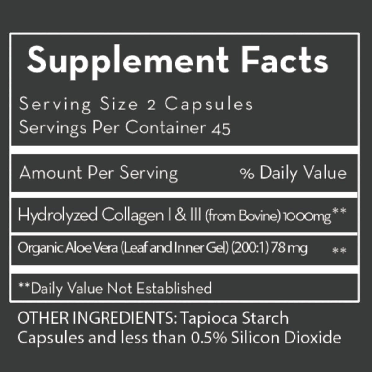 COLLAGEN - (90 Capsules) - Desert Harvest