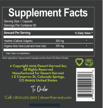 Heather's UTI Defense - Calluna Vulgaris - PREORDER - Desert Harvest