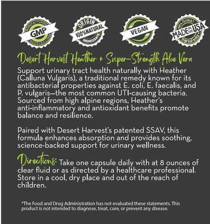 Heather's UTI Defense - Calluna Vulgaris - PREORDER - Desert Harvest